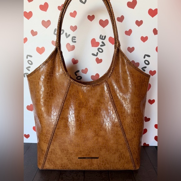 Brahmin Iona Cashew Zostera Tote Leather Handbag Animal Print NWT $425 PRICEFIRM - Picture 3 of 15